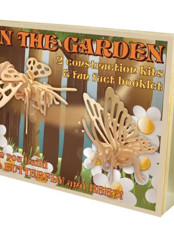 Produit Puzzle 3D en Bois - Abeille et Papillon Image