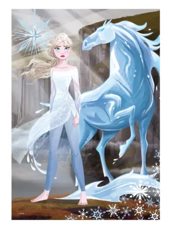 Produit Pièces XXL - Puzzle Néon - La Reine des Neige 2 Image