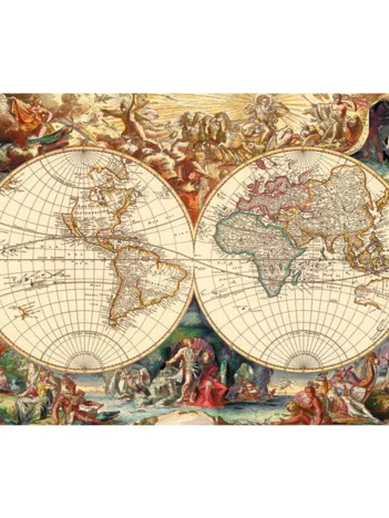 Produit Vieille Carte du Monde Image