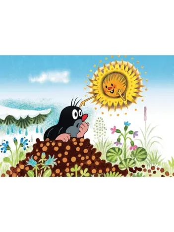 Produit Mini Puzzle - La Petite Taupe : Au Soleil Image