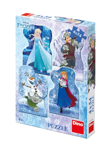 Produit 4 Puzzles - La Reine des Neiges Image