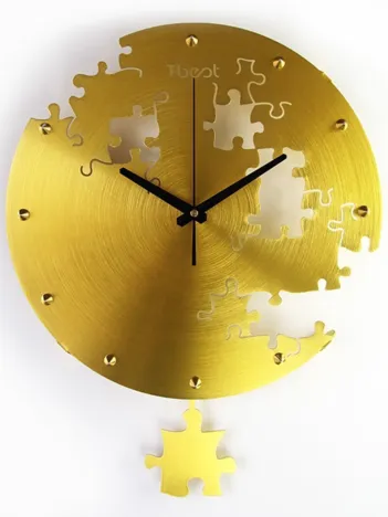 Produit Horloge Métallique Murale - Puzzle Image