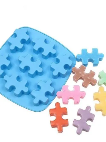 Produit Moule en Silicone pour Glaçons ou Gateaux - Puzzle Image