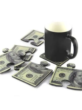 Produit Puzzle 100 $ - Dessous de Verre Image