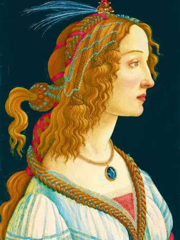 Produit Sandro Botticelli - Idealized Portrait of a Lady, 1480 Image