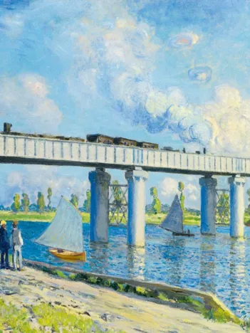 Produit Claude Monet -Railway Bridge at Argenteuil, 1873 Image