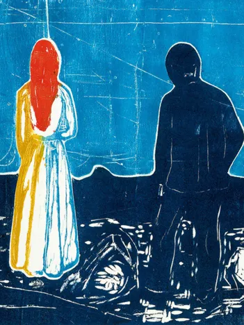 Produit Edvard Munch - Two People: The Lonely Ones, 1899 Image