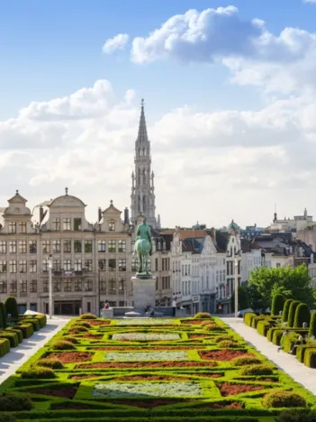 Produit Jardin du mont des arts, Bruxelles, Belgique Image