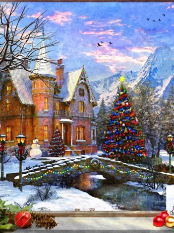 Produit Christmas Mountain View Image