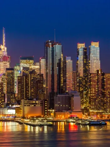 Produit New York Skyline by Night Image