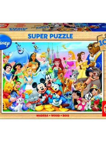 Produit Puzzle en Bois - La Famille Disney Image