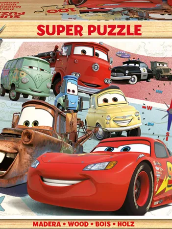 Produit Puzzle en Bois - Cars Image