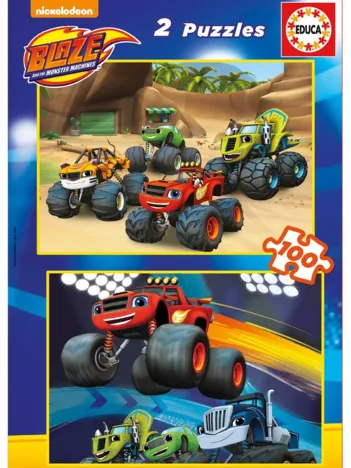 Produit 2 Puzzles - Blaze and The Monster Machines Image