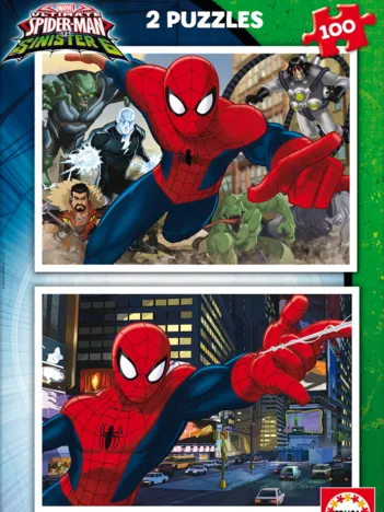 Produit 2 Puzzles - Spider-Man Image