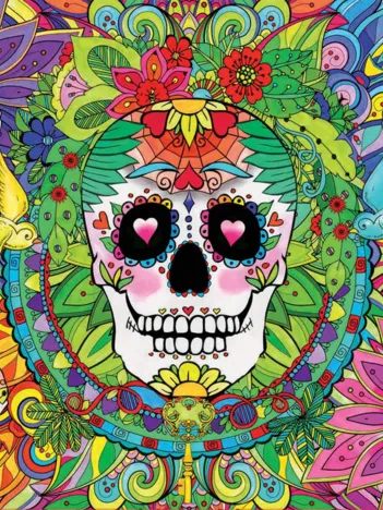 Produit Puzzle Néon - Crânes Image