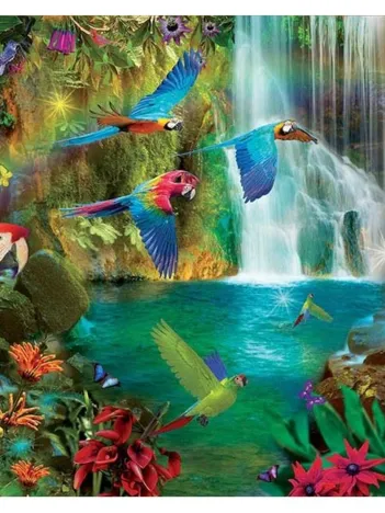 Produit Tropical Parrots Image