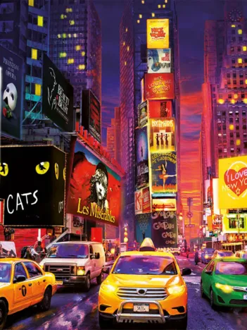 Produit Puzzle Phosphorescent - Times Square, New-York Image