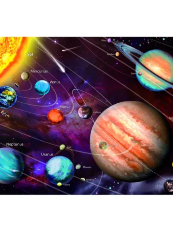 Produit Puzzle Phosphorescent - Système Solaire Image