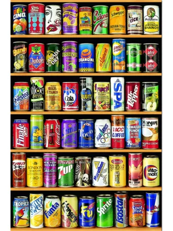 Produit Puzzle Challenge Mini Pieces - Boissons canettes Image