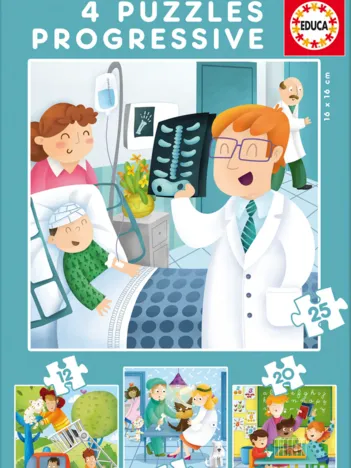 Produit 4 Puzzles - Quand Je Serai Grand Image