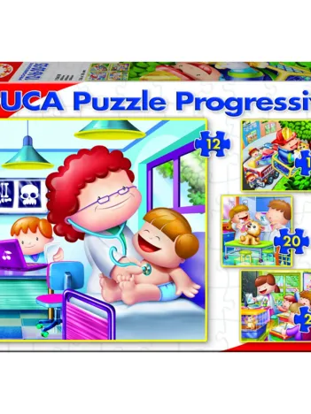 Produit 4 Puzzles Progressifs - Professions Image