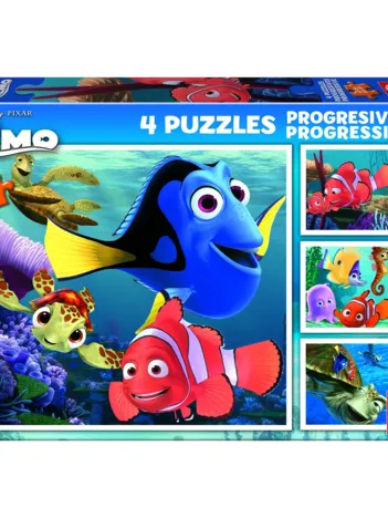 Produit 4 Puzzles Progressifs - Le monde de Nemo Image
