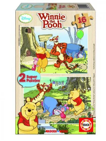 Produit 2 Puzzles - Winnie l'Ourson : Dans le jardin Image