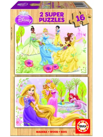 Produit 2 Puzzles en Bois - Princesses Disney Image