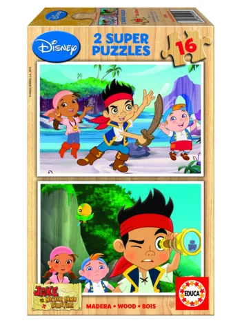 Produit 2 Puzzles en Bois - Jake et les pirates du Pays Imaginaire Image