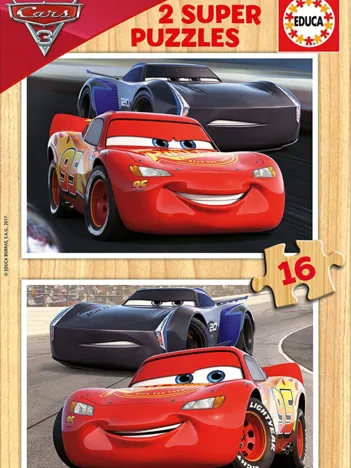 Produit 2 Puzzles en Bois - Cars Image