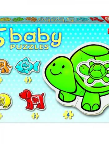 Produit 5 Puzzles Baby - Les animaux de compagnie Image