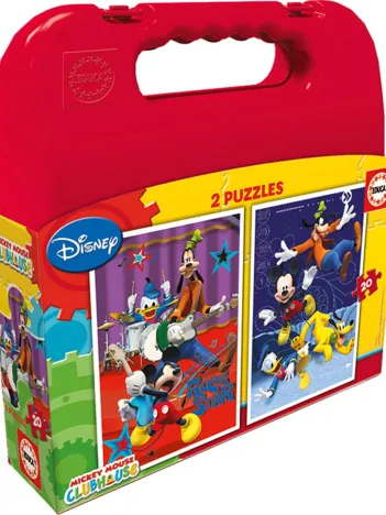 Produit 2 Puzzles - Mickey Mouse Image