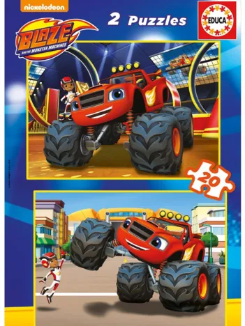 Produit 2 Puzzles - Blaze and The Monster Machines Image