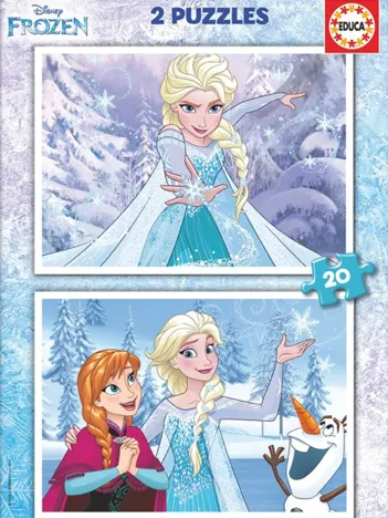 Produit 2 Puzzles - La Reine des Neiges Image