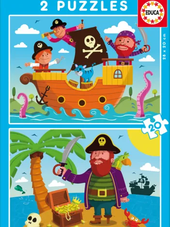Produit 2 Puzzles - Pirates Image