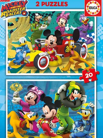 Produit 2 Puzzles - Mickey & the Roadster Racers Image