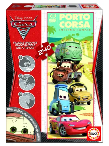 Produit Puzzle Géant - Cars 2 : Porto Corsa Internationale Image