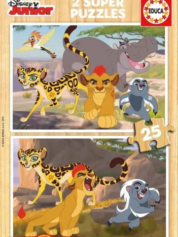 Produit 2 Puzzles en Bois - The Lion Guard Image