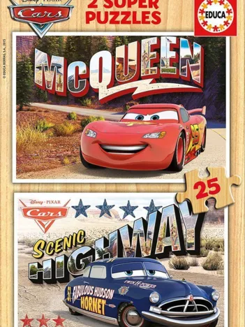 Produit 2 Puzzles en Bois - Cars Image