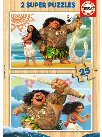 Produit 2 Puzzles en Bois - Vaiana Image