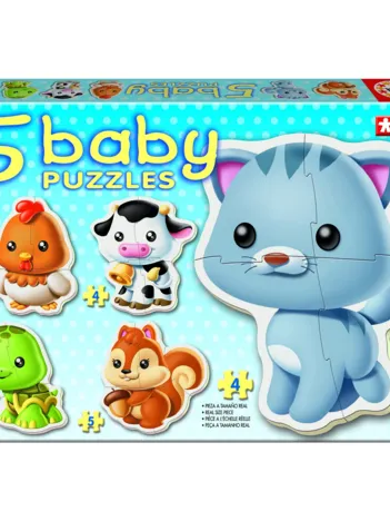 Produit 5 Puzzles Baby - Les animaux Image