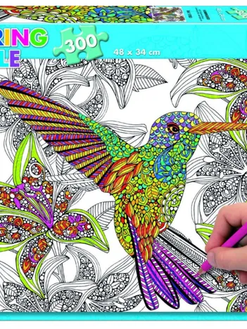 Produit Puzzle à Colorier - Colibri Image