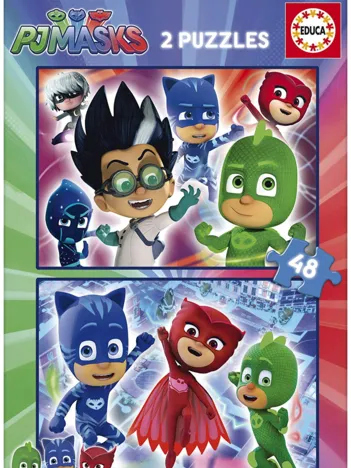 Produit 2 Puzzles - PJ Masks Image