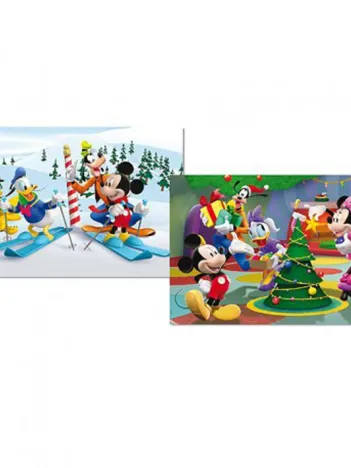 Produit 2 Puzzles - Mickey : L'hiver Image