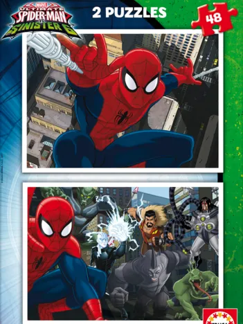 Produit 2 Puzzles - Spider-Man Image