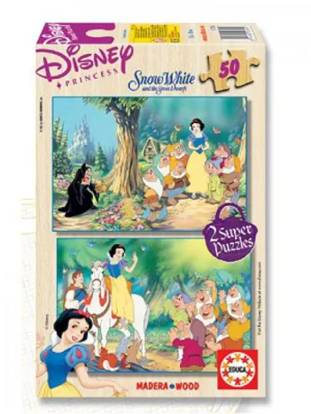 Produit 2 Puzzles - Blanche Neige Image