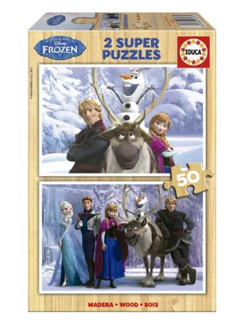 Produit 2 Puzzles - La Reine des Neiges Image