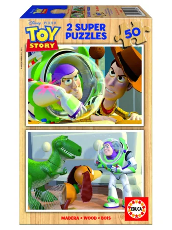 Produit 2 Puzzles en Bois - Toy Story : Buzz l'éclair et ses amis Image