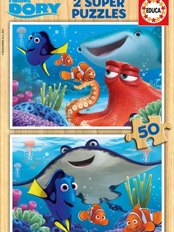 Produit 2 Puzzles en Bois - Finding Dory Image