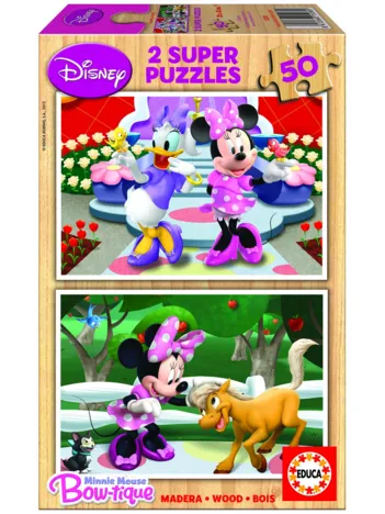 Produit 2 Puzzles - Puzzle en bois : Minnie Image